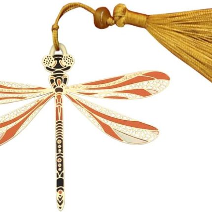 Metal Bookmark for Women Sisters Teachers Birthday Retirement Gifts Bookmarks for Book Lovers Teens Best Friends Readers Students Graduation Christmas Gifts for Her (Dragonfly)